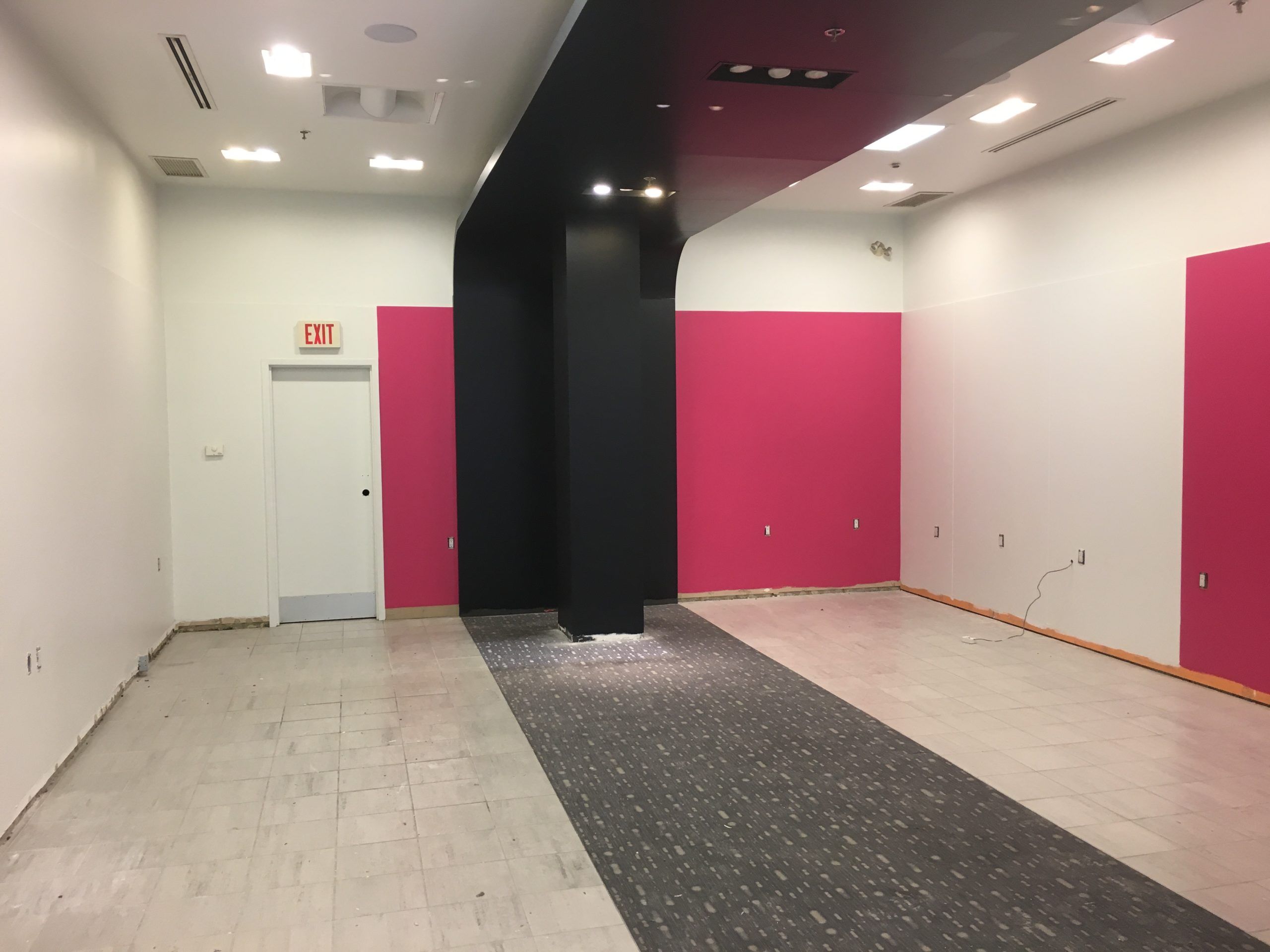 painted retail space